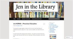 Desktop Screenshot of jeninthelibrary.com