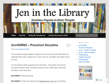 Tablet Screenshot of jeninthelibrary.com